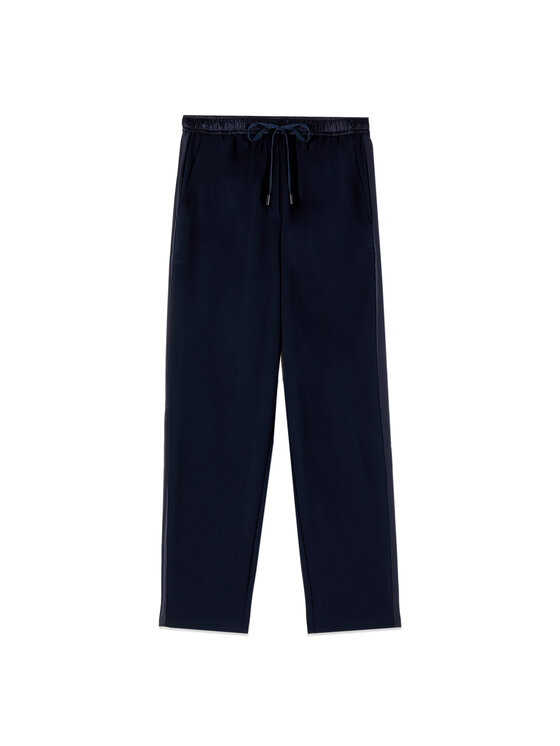 Oltre Oltre Spodnie materiałowe P844J002679N034 Niebieski Regular Fit