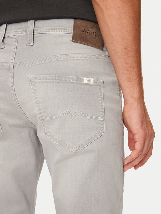 Mustang Mustang Jeansy Oregon 1015545 Szary Slim Fit
