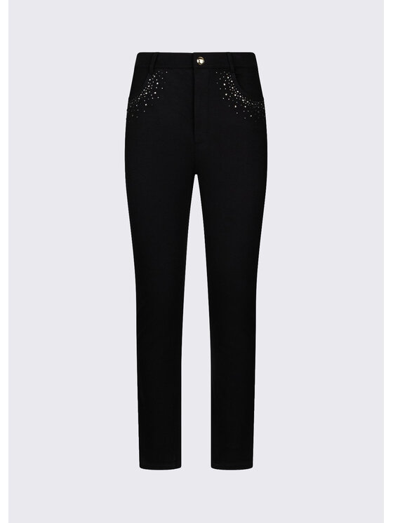 Liu Jo Liu Jo Pantaloni di tessuto TA6027JS18222222 Nero Regular Fit