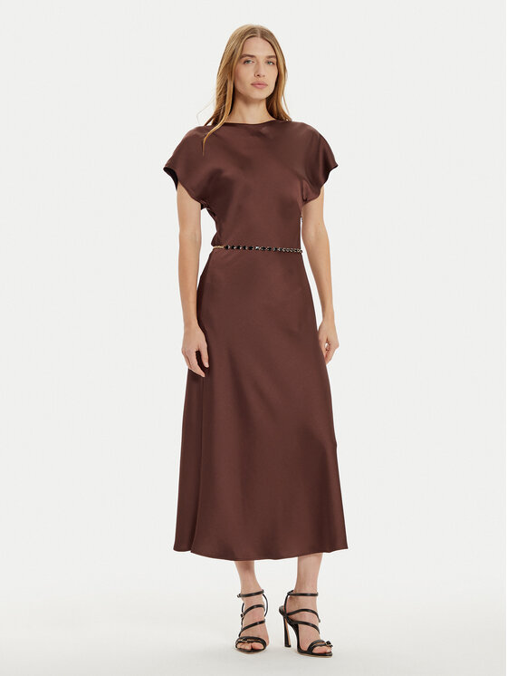 Imperial Imperial Cocktail obleka ADQJIBA Rjava Regular Fit