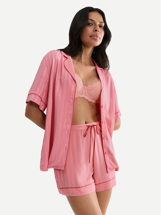 Triumph Triumph Pižamos šortai Amourette Jacquard 10227207 Rožinė Regular Fit