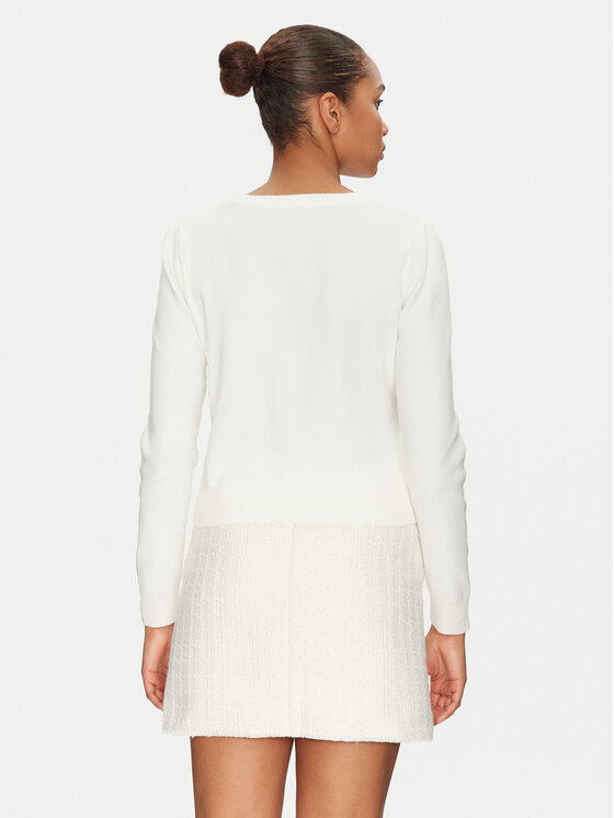 Morgan Morgan Pullover 251-MPERLA Weiß Regular Fit