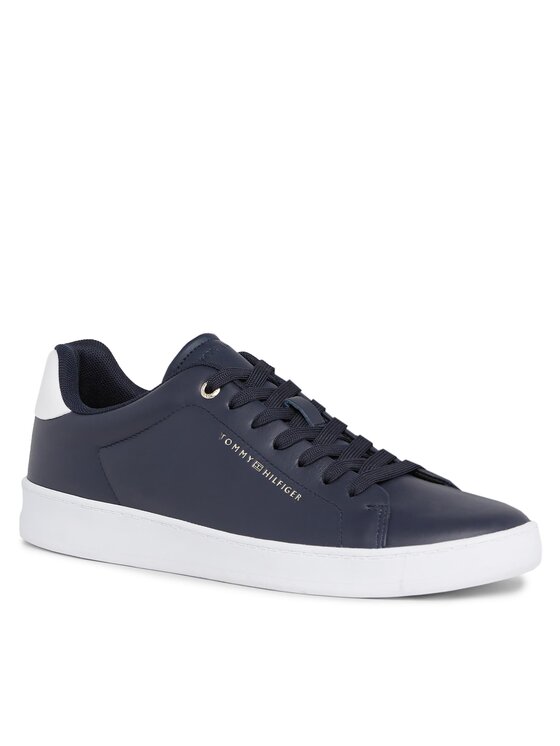 Tommy Hilfiger Tommy Hilfiger Sneakersy Court Cupsole Leather Gold FM0FM04829 Modrá