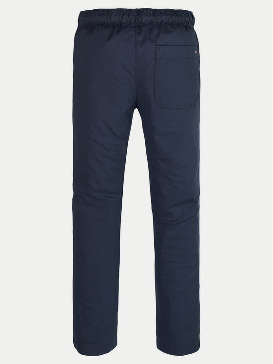 Tommy Hilfiger Tommy Hilfiger Hlače KB0KB09306 Tamnoplava Slim Fit