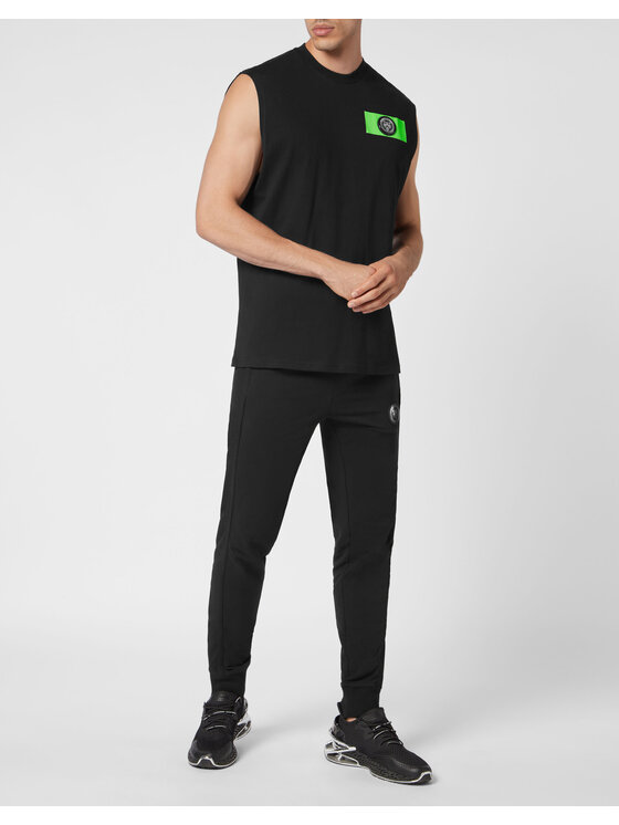 Plein Sport Plein Sport Tank top 8221 Czarny Regular Fit