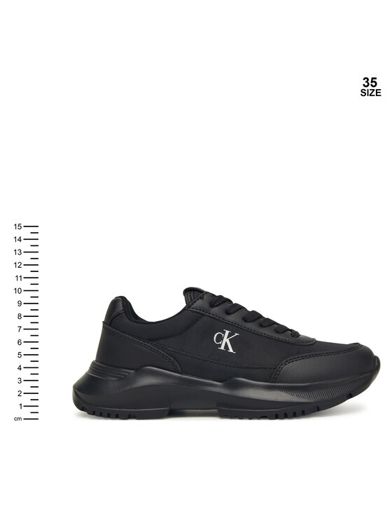 Calvin Klein Calvin Klein Sneakersy Low Cut Lace Up Sneaker V3A9-83105-1695 D Černá