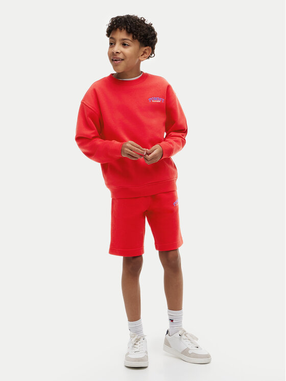 Tommy Hilfiger Tommy Hilfiger Športne kratke hlače KB0KB10242 Svetlo rdeča Regular Fit
