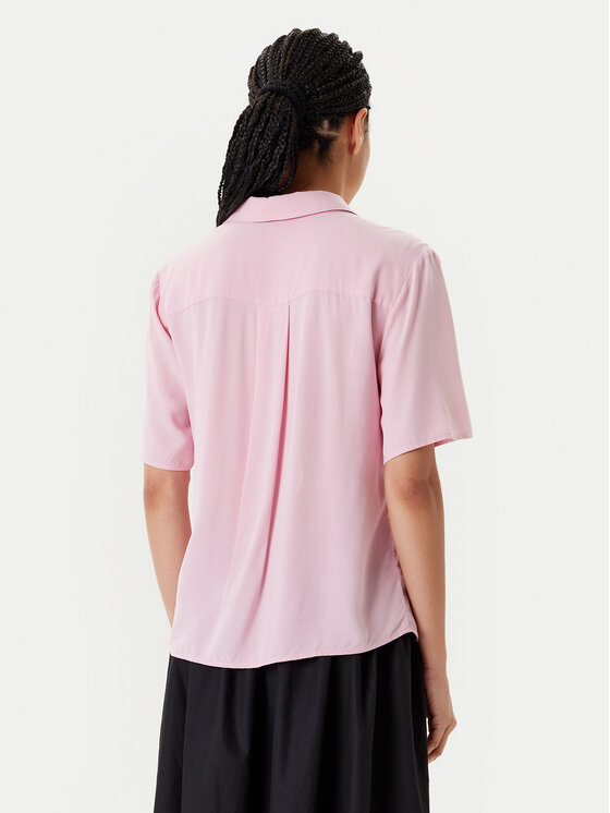 United Colors Of Benetton United Colors Of Benetton Hemd 5WPWDQ0B1 Rosa Regular Fit
