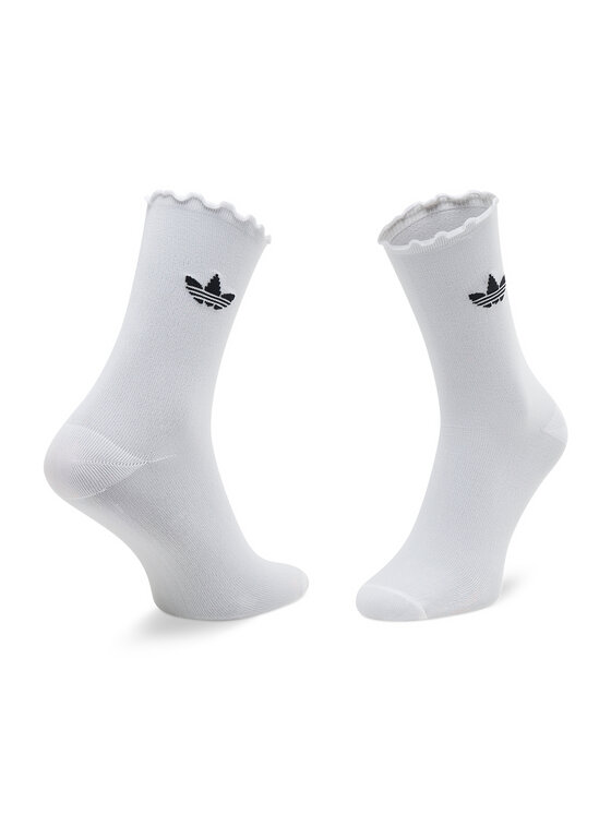 adidas adidas 2er-Set hohe Unisex-Socken Ruffle Crw 2Pp HC9532 Schwarz