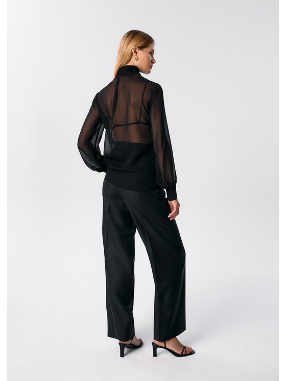 MARI PRETI MARI PRETI Blusa Mist Nero Regular Fit