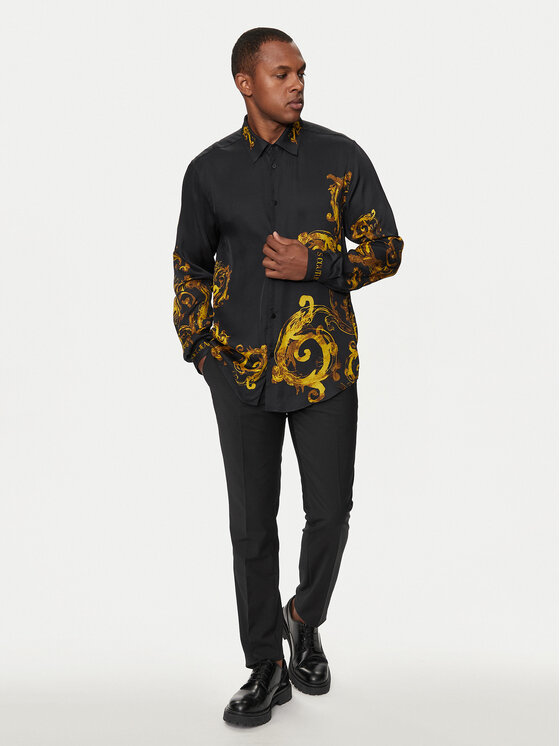 Versace Jeans Couture Versace Jeans Couture Сорочка 76GAL2RW Чорний Regular Fit