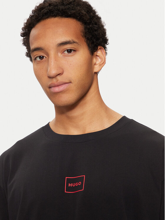 HUGO UNDERWEAR HUGO UNDERWEAR Тениска с дълъг ръкав 50525229 Черен Regular Fit