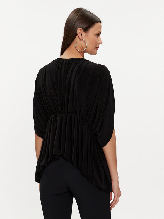 NORMA KAMALI NORMA KAMALI Μπλουζάκι KK4226PL849001 Μαύρο Regular Fit