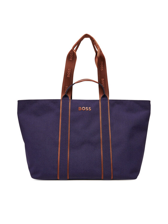 BOSS BOSS Kabelka Palmah Tote 50546461 Tmavomodrá
