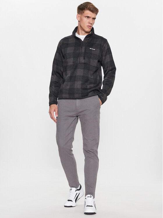 Columbia Columbia Fliso džemperis Sweater Weather™ II Printed Half Zip Juoda Regular Fit