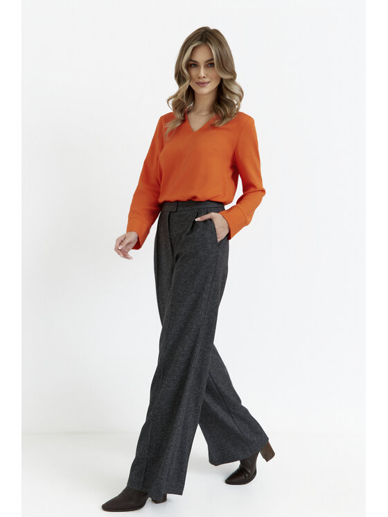 Stylove Stylove Kuloty S387 Szary Baggy Fit