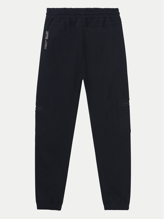 Mayoral Mayoral Spodnie dresowe 6528 Czarny Relaxed Fit