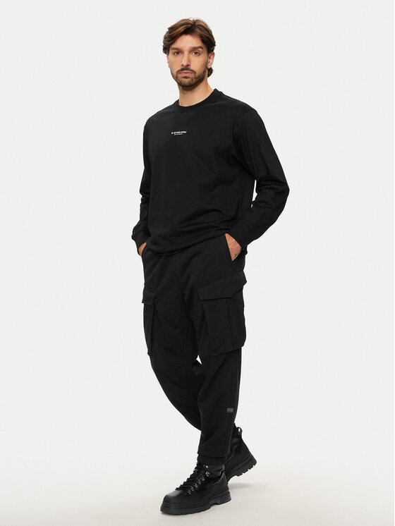 G-Star Raw G-Star Raw Melegítő alsó Rovic D24964 D566 6484 Fekete Relaxed Fit