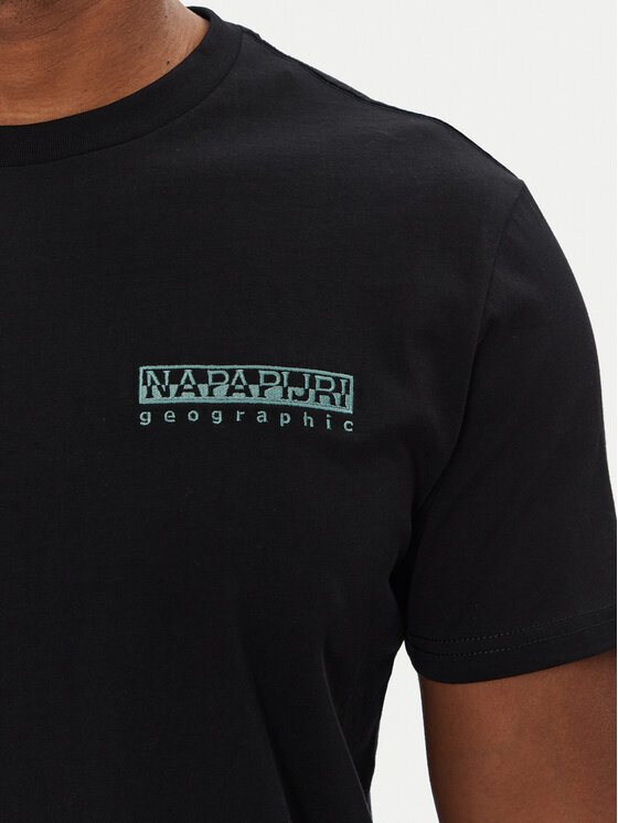 Napapijri Napapijri T-särk S-Vignoni NP0A4ILX Must Regular Fit