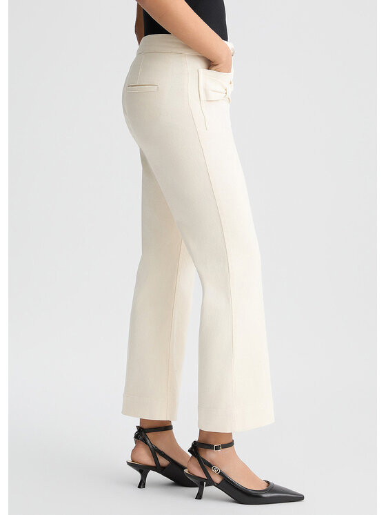 Liu Jo Liu Jo Pantaloni di tessuto CA5377T1819X0657 Bianco Regular Fit