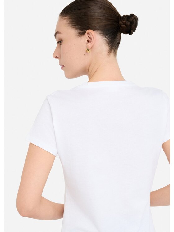 Liu Jo Liu Jo T-shirt MF5456JS923P9172 Bianco Regular Fit