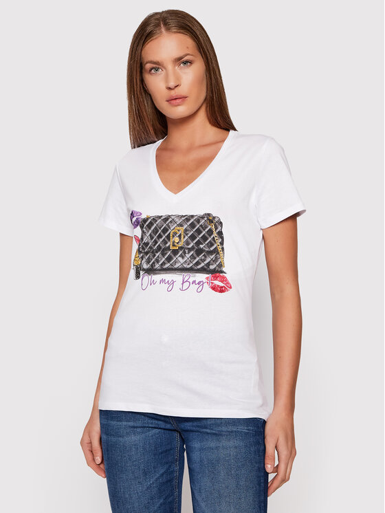 T-shirt WF1185 J6287 Bianco Regular Fit