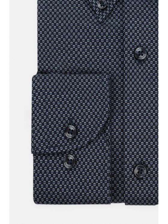 Lancerto Lancerto Koszula Piper KO073222000028 Szary Slim Fit