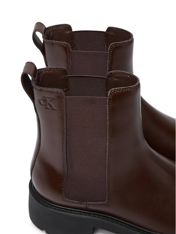 Calvin Klein Calvin Klein Chelsea Chunky Chelsea Boot Pol Lth HW0HW03267 Nero