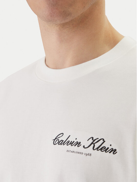 Calvin Klein Jeans Calvin Klein Jeans Tricou LV04RF822G Alb Regular Fit