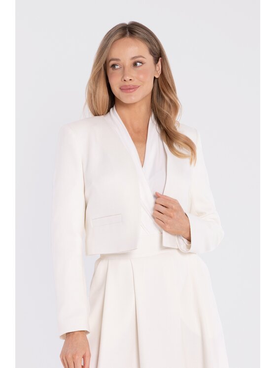 Stylove Stylove Giacca da abito S429 Bianco Cropped Fit