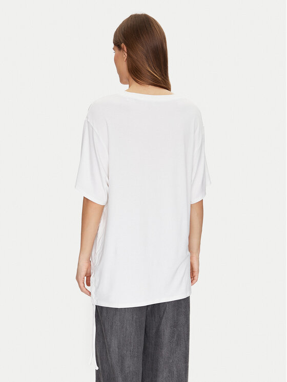 Guess Guess T-Shirt E4GI00 K68D2 Biały Regular Fit
