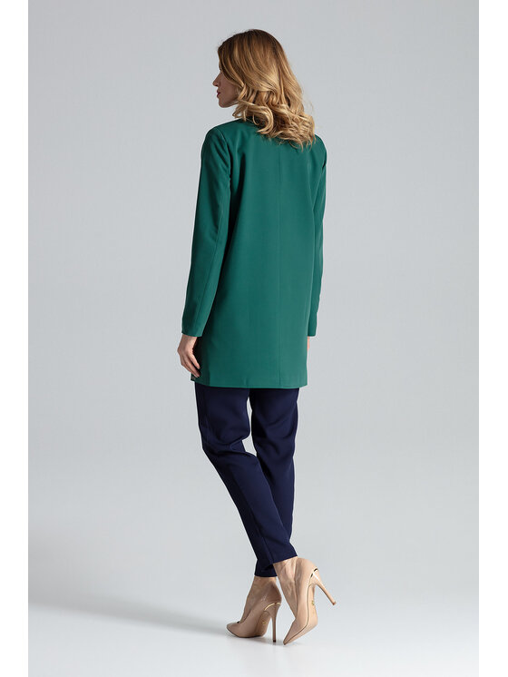 FIGL FIGLFIGL Cappotto M551 Verde Regular Fit
