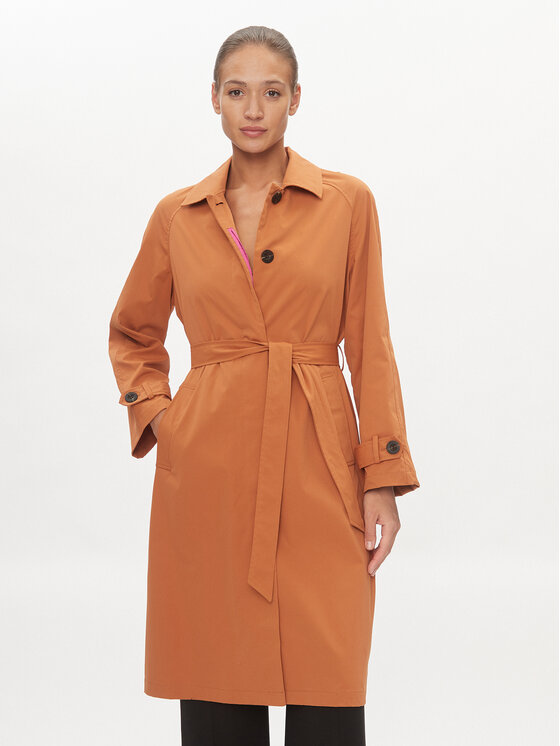 ONLY ONLY Trenčkot Orchid 15308598 Rjava Regular Fit