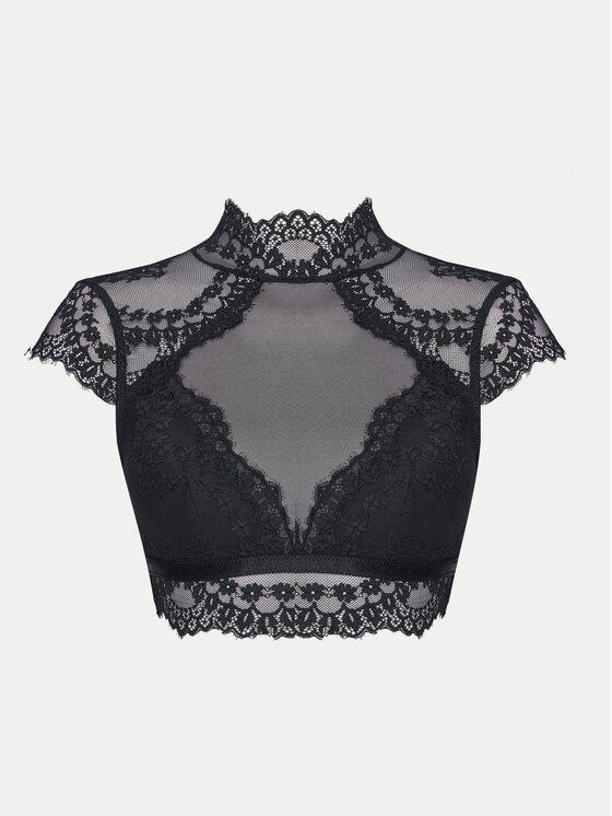 Hunkemöller Hunkemöller Biustonosz top Daisy 205499 Czarny