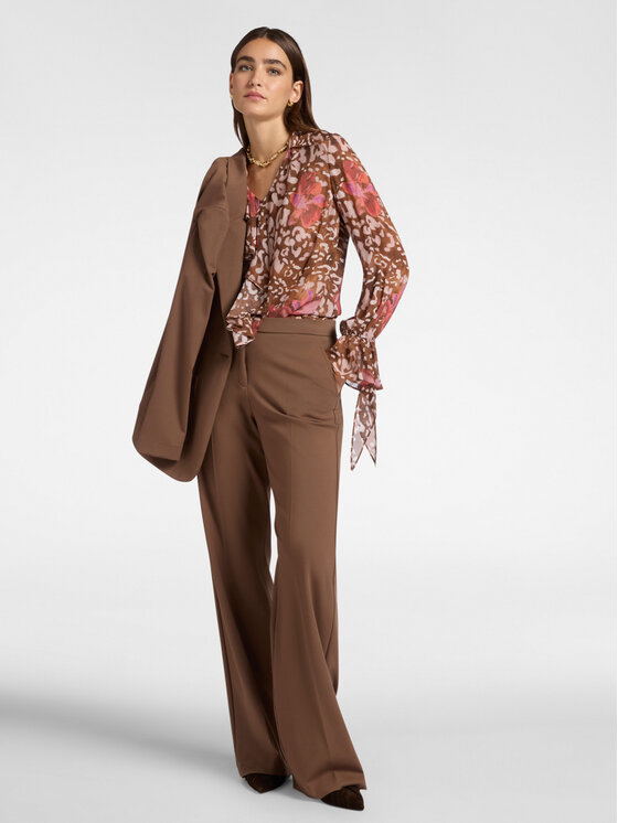 Elena Mirò Elena Mirò Blusa 2122P200192N001 Marrone Regular Fit