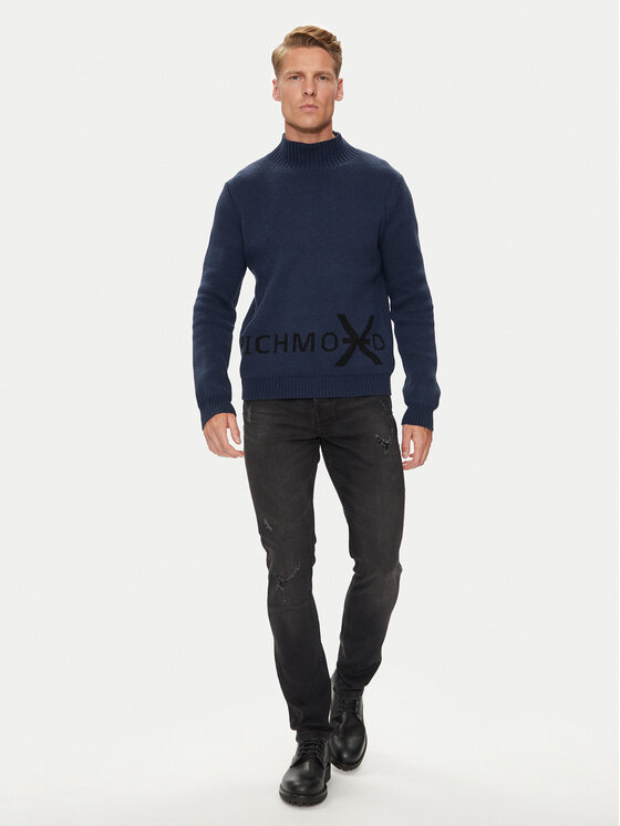 Richmond X Richmond X Jeans hlače Simov UMA24189JE Črna Slim Fit