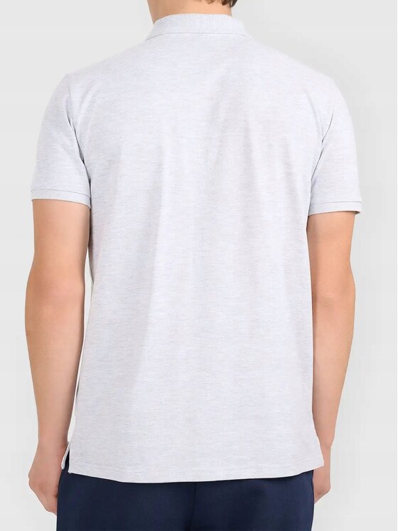 4F 4F Polo Z-0771-2-D Biały Regular Fit