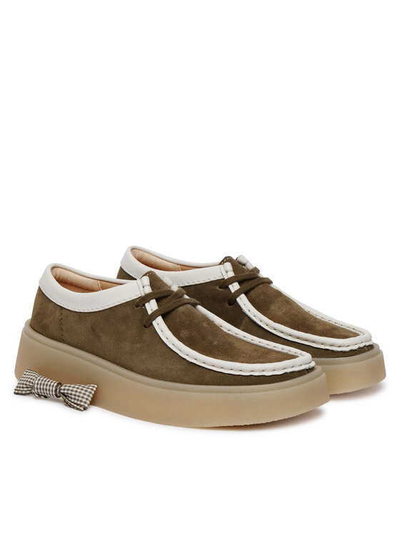 Clarks Clarks Półbuty Torview W 26186676 Zielony
