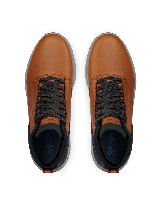 Geox Geox Schnürschuhe U Spherica 4x4 B Abx U26FDA 0FF6K C2112 Gelb