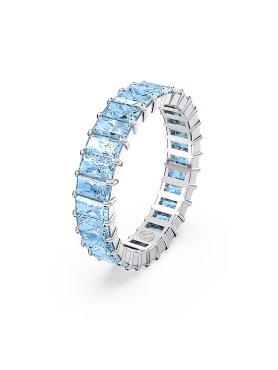 Pierścionek Swarovski, Niebieski, Matrix 5661911