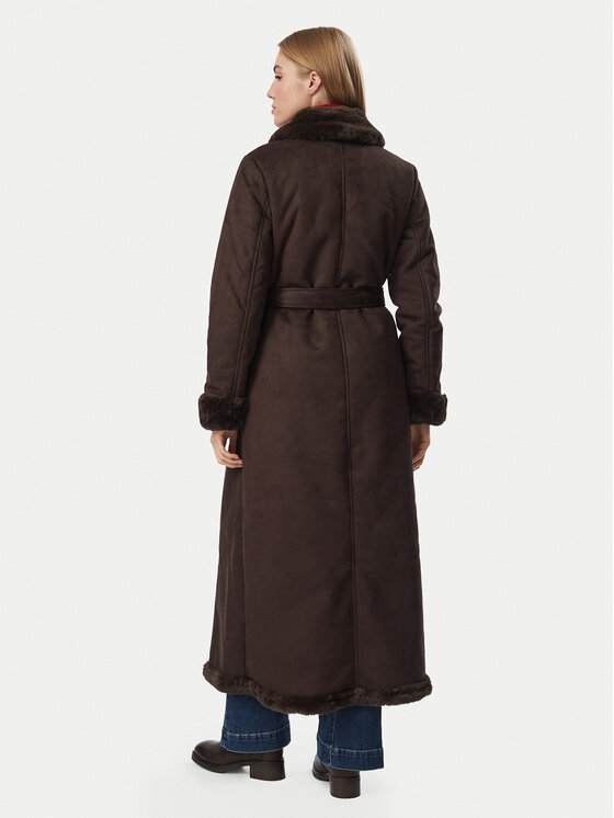 LAUREN RALPH LAUREN LAUREN RALPH LAUREN Umjetni kožuh 297P23461001 Tamno smeđa Regular Fit