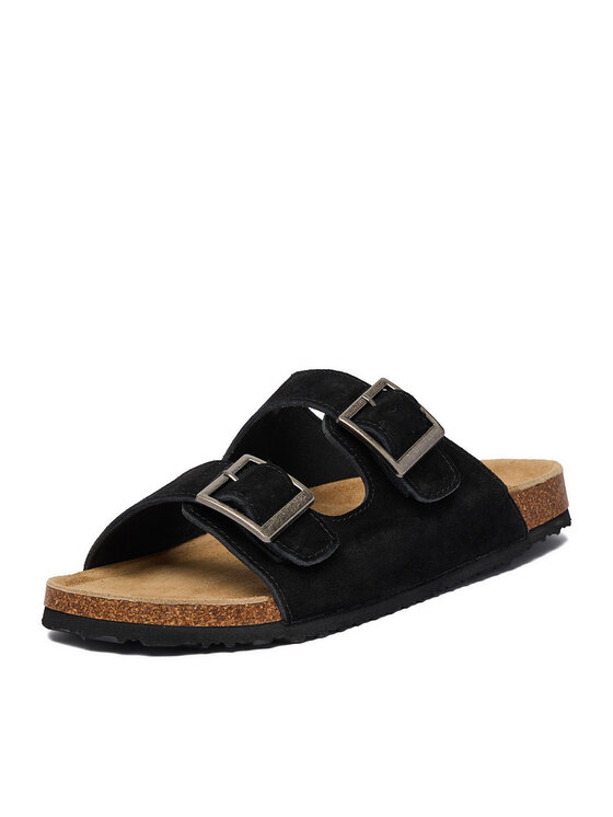 Go Soft Go Soft Pantoletten EOHP-ALMELO-01 Schwarz