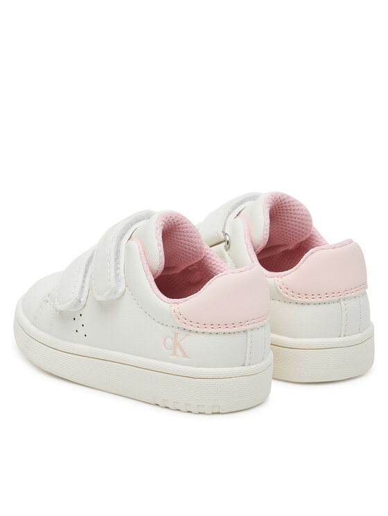 Calvin Klein Calvin Klein Laisvalaikio batai Low Cut Velcro Sneaker V1A9-83087-1355 M Balta