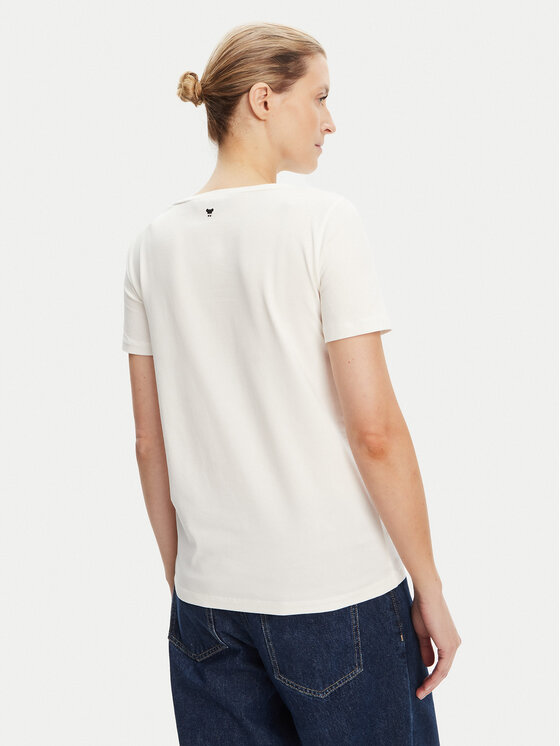 Weekend Max Mara Weekend Max Mara T-shirt Multib 2525976011 Bianco Regular Fit