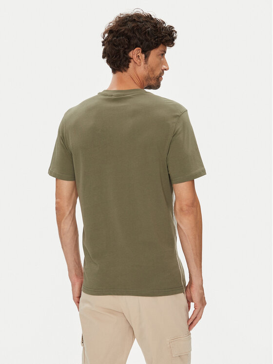 Napapijri Napapijri T-Shirt S-Aylmer NP0A4HTO Grün Regular Fit