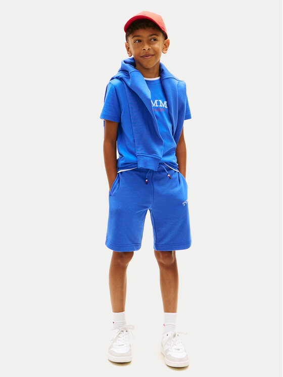 Tommy Hilfiger Tommy Hilfiger T-Shirt KB0KB10263 Blau Regular Fit