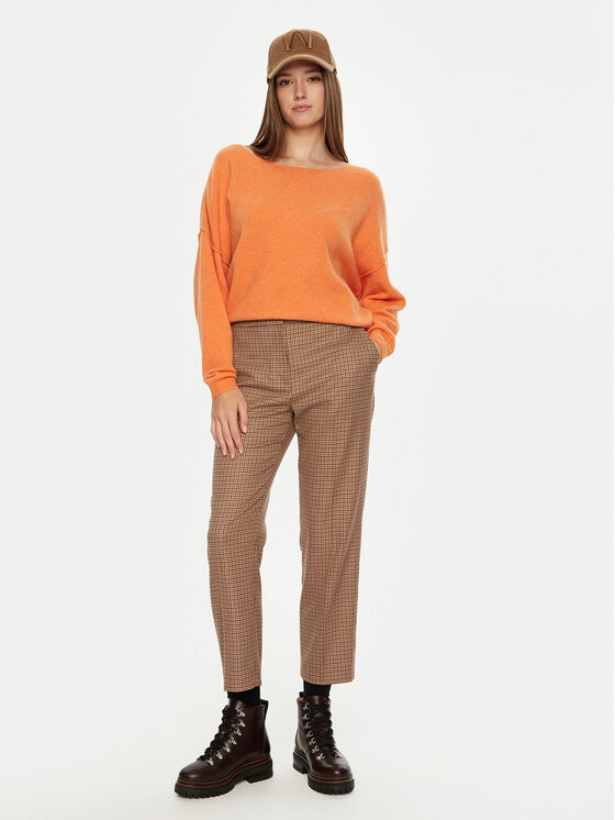 American Vintage American Vintage Džemperis Damsville DAM225H24 Oranžs Loose Fit
