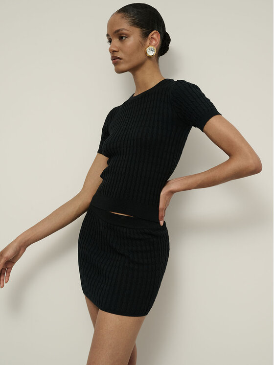 La Mania La Mania Gonna CHARME Nero Classic Fit