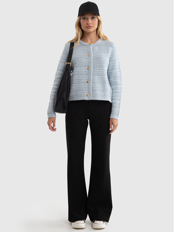 BIG STAR BIG STAR Kardigan MARINARA_400_160 Niebieski Basic Fit