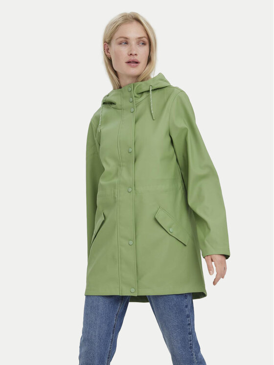 Vero Moda Vero Moda Vodootporna jakna Malou 10266982 Zelena Regular Fit